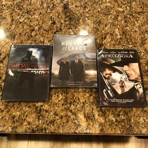 DVDs Bundle (3) New